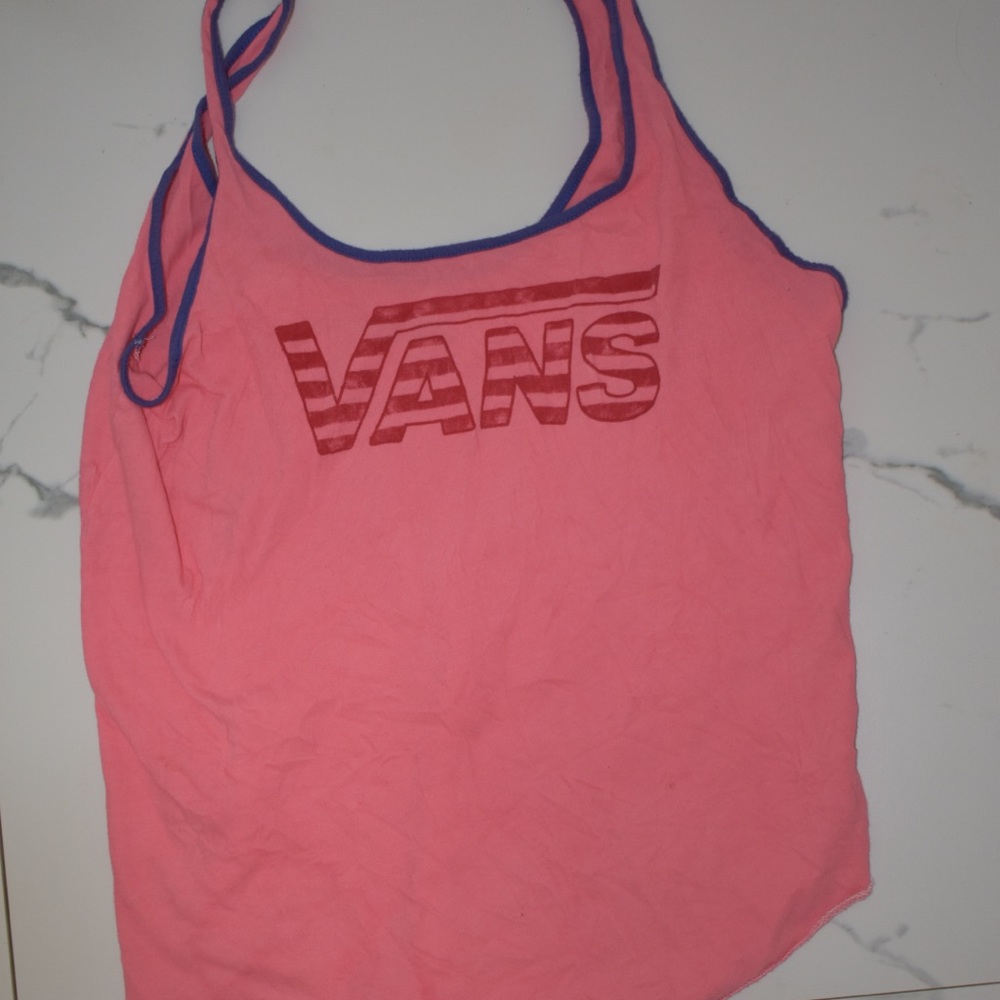 Women’s pink  vans tank top